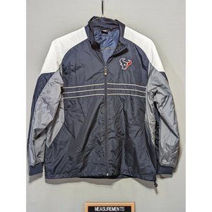Reebok Houston Texans Windbreaker Jacket Sports Illustrated Men's Full Zip Large